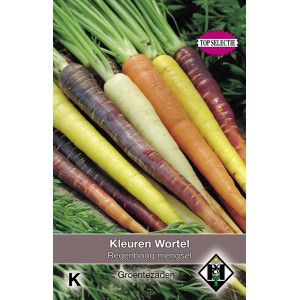 Kleuren Wortel, Daucus carota Regenboog Mengsel F1