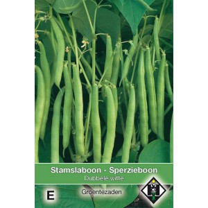 Stamslaboon Dubbele witte, 60 gr.