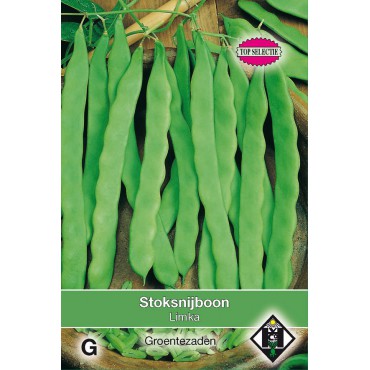 Stoksnijboon, Phaseolus vulgaris 'Limka', 60 gr.